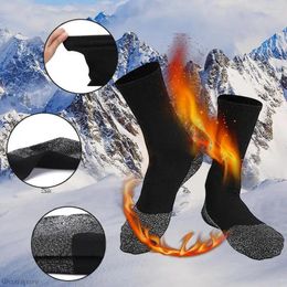 Women Socks Winter Thermal Heated Aluminized Fibers Thicken Super Soft Elastic Keep Foot Warm Ski Tube Unique Ultimate