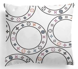 Top Luxury Cushion Designer Decorative Pillowcase Letter Luxurys Designers Cushion Fashion Soft Pillowcases without inner7375822