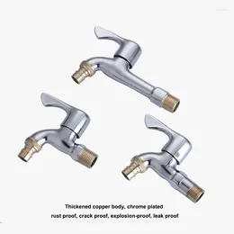 Kitchen Faucets Copper Washing Machine And Bathroom Faucet Pure 4-point Extended Core Chrome Plated Mop Pool