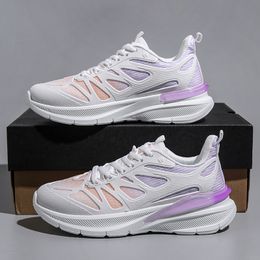 Running shoes for women pink green purple breathable lace up Trainers summer walking sneaker GAI