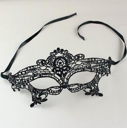 Worldwide Black Sexy Lady Halloween Lace Mask Cutout Eye Mask for Masquerade Party Fancy Mask Costume for Halloween Party5351659