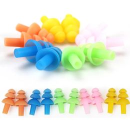 Silicone Earplugs Swimmers Soft And Flexible Ear Plugs For Travelling Sleeping Reduce Noise Ear Plug