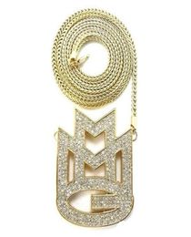 CARA new ICED out MAYBACH MUSIC GROUP MMG Pendant 36 Franco chain maxi necklace hip hop necklace EMEN039S chokers necklace je6437961