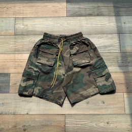 Men's Shorts Correct heavyweight high street camouflage overalls shorts men's casual large pocket cropped pants Japanese fashion brand2290633