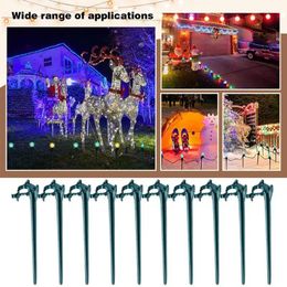 Christmas Light Ground Stakes10Pcs Driveway Stakes Outdoor For C7 C9 7.5 Inch Yard