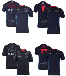 2024 New F1 Team Short Sleeve T-Shirt Customised with the same model