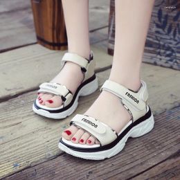 Casual Shoes Sports Sandals Women 2024 Summer Student Muffin Bottom Roman Buckle Leisure Beach Women's Fashion