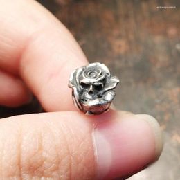 Stud Earrings Dark Skeleton Death Rose Creative Design Punk Gothic Hip Hop Women's Party Unisex Jewellery