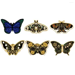 Brooches Butterfly Styles Metal Badges Lapel Pins For Backpack Girls Women Brooch Clothes Enamel Jewellery Accessories Gifts