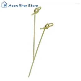 Forks Artistic Crafts Convenient Decorative Safe Innovative High-quality Unique Durable Bamboo Skewers For Commercial Use El Fruits