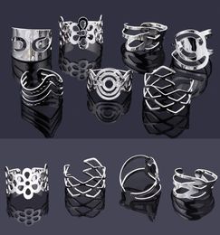 50Pcs Mix Style Vintage Alloy Gypsy Adjustable Finger Tattoo Rings Toe Ring Lots For Women Men Whole Jewelry4411409