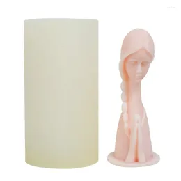 Baking Moulds Prayer Girl Epoxy Casting Moulds For DIY Mould Aromatherapys Dropship