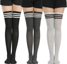 Woman Socks Long Striped Stockings Sexy Women Thigh High Socks For Ladies Girls Knee High Women New Fashion5331081