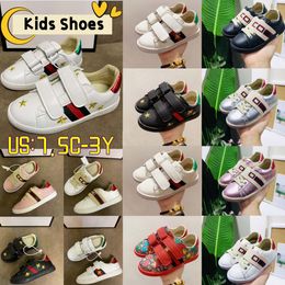 Trainers Designer Kids Shoes Casual Bee Toddler Baby Shoe Black White Pink Kid Youth Infants Boys Girls Children Luxury Brands Sneakers N0Hu#