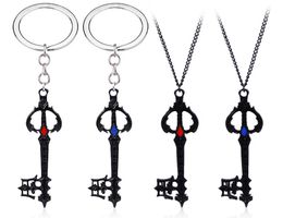 Game Kingdom Hearts Sora Keyblade Alloy Key Chains Keychain Keyfob Keyring Key Chain Pendant Necklace Jewelry Accessories9540543