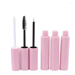 Storage Bottles 1pcs 10ml Pink Refillable Lip Gloss Wand Tubes DIY Eyeliner Mascara Lipstick Empty Sample Bottle Cosmetic Container