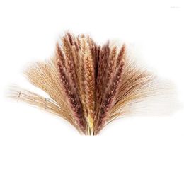 Decorative Flowers 80Pcs Natural Dried Pampas Grass - For Bohemian Decor Bouquet/Flower Arrangement Wedding Home