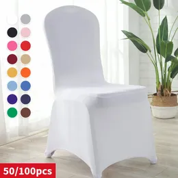 Chair Covers 30Pcs Wedding Spandex Stretch Slipcover For Restaurant Banquet El Dining Party Universal Cover