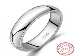 Classic Pure Silver Wedding Rings For Women and Men Fashion Dress Accessories 925 Sterling Silver Jewelry Whole RSY9251499706