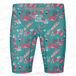 Men's Swimwear Love The Pain Swimming Trunks Summer Men Shorts Swim Surfing Briefs Racing Performance Short Inner Lining