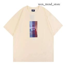 Brand Kith 24Ss Heavyweightt Shirt Rap Hip Hop Ksubi Male Singer Juice Wrld Tokyo Shibuya Retro Street Fashion Brand Short Sleeve Kith T-Shirt 121