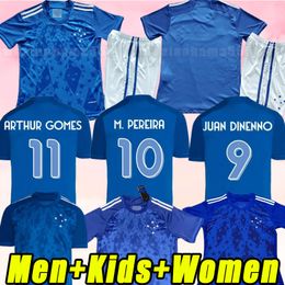 2024 Cruzeiro EDU BIDU Mens Soccer Jerseys ADRIANO Home Away 3rd Short Sleeves Football Shirts Women Girl men kids full kits 2024