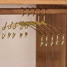 Hangers Display Metal Rack Gold Hook Lingerie Underwear Fashion Shop Pack Clothes Durable Adults With Clips 5/10 Hanger Bra