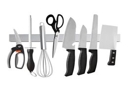 Professional Magnetic Knife Strip Stainless Steel Magnetic Knife Holder Rack Kitchen Knife Bar Tool 30 40 50 cm1749185