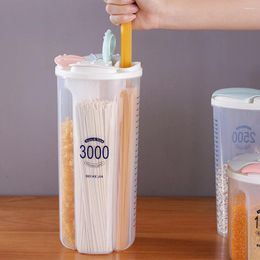 Storage Bottles Transparent Grain Organiser Moisture-Proof Rice Compartment Barrel Multi-purpose Muiltiple Household Accessories