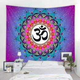 Tapestries Mandala Tapestry Elephant Wall Hanging Bohemian Style Decorative Covering Yoga Mat Aesthetics Room Decoration