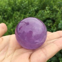 Decorative Figurines Natural Amethyst Quartz Sphere Pretty Crystal Ball Healing Stone