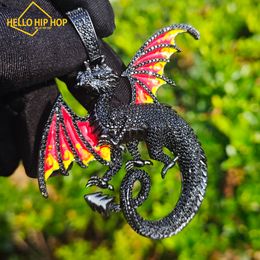 Hot selling cool dragon pendant necklace, essential for hip-hop and rap, domineering pendant free shipping wholesale