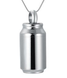 Personalised Coke Can Stainless steel Perfume Bottle Pendant factory whole Top quality Cremation Jewellery paw print Necklaces f4222205