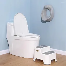 Bath Mats Foot Stool Collapsible Massage Roller Circular Shape Toilet Rest Stepping Bathroom Items Home Supplies Furniture