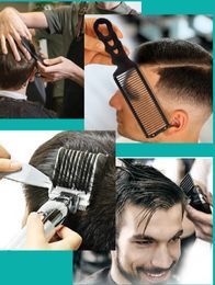 New men's hair cutting comb Flat hair comb Barbershop anti-static trimming edge clipper smooth hair comb