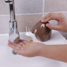 Liquid Soap Dispenser 1Pcs Refillable Snail Portable Facial Cleanser Empty Bottle Shampoo Shower Gel Hand Wash For Kids