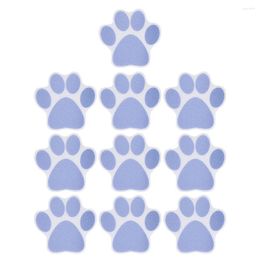 Bath Mats 10 Pcs Dog Print Non-slip Stickers Animal For Kids Anti-slip Bathroom Wall Take Pvea Children Self-adhesive Bathtub Decals