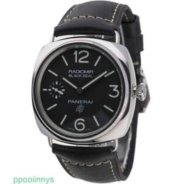 Luminous Watch Luminors Due Automatic Movement Watches Wristwatches PANERAISS Radiomirs Black Seal PAM00754 with 45mm Steel case and Black dial. Exc... QKSJ