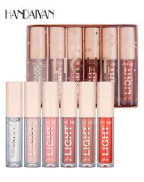 HANDAIYAN Waterproof Long Lasting Moisturizer Light Lip Gloss Beauty Makeup 6pcsset1485882