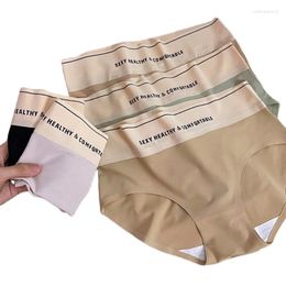Women's Panties Invisible Ice Silk Women Sexy Underpant Low Waist Underwear Rise Seamless Comfy Lingerie