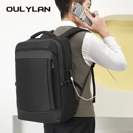 Backpack Business Laptop For Men Multifunctional USB Charging Notebook Bags Large Capacity Waterproof Film Backbag Travel Bag