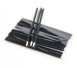 100pcslot Eyeliner Eyelash Mascara Brush Disposable Liner Lash Applicator Wands Eyes Make Up Beauty Tool3912018