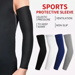 Knee Pads 1 Pair Arm Sleeve Basketball Cycling Warmer Summer Running UV Protection Volleyball Sunscreen Bands