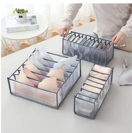 Storage Bags 1PC Underwear Box Divided Household Fabric Drawer Style Sorting Basket Cabinet For