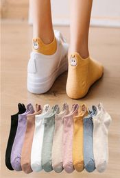 Socks Hosiery Cute Cat Cotton Women Casual Summer Embroidery Heel Ears Cartoon Ins Fashion Kawaii Animal Girl Ankle 34404817937