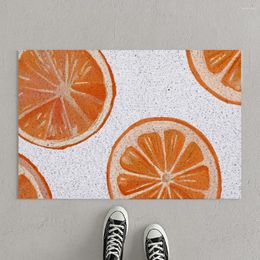 Carpets Orange Doormat Doorway Porch Wire Ring Household Carpet Entrance Mat Floor Kitchen Rug Home Textile