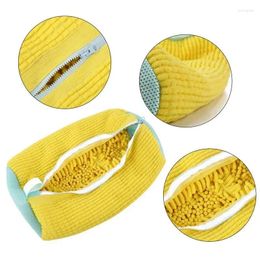 Laundry Bags Wash Bag Padded Net Shoes Protector Fluffy Fibres Polyester Washing Machine Friendly Drying