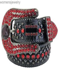 High QualitySimon belt for Women Designer Men Belts with bling rhinestones big leather buckle286n1617278