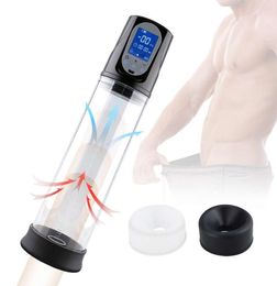 Electric Sex Toys for Men Male Masturbator Extender Penile Vacuum Enlargement Enhancer Massager2113338