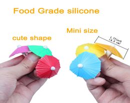 Umbrella Shaped Drink Markers Clip Bar Cocktail DecorationsTool For Beverages Party Christmas Halloween Drinking Bar Tools7023643